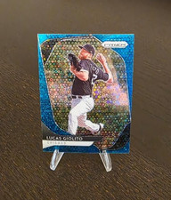 2020 Panini Prizm Lucas Giolito Card Teal Donut Circles 6/15