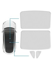 White Sunshade Roof for Tesla Model 3 2018-2023/ Model 3 Highland 2024-2026 A...
