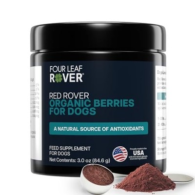Four Leaf Rover Red Rover Dog Urinary Tract Supplement - Organic Berries &