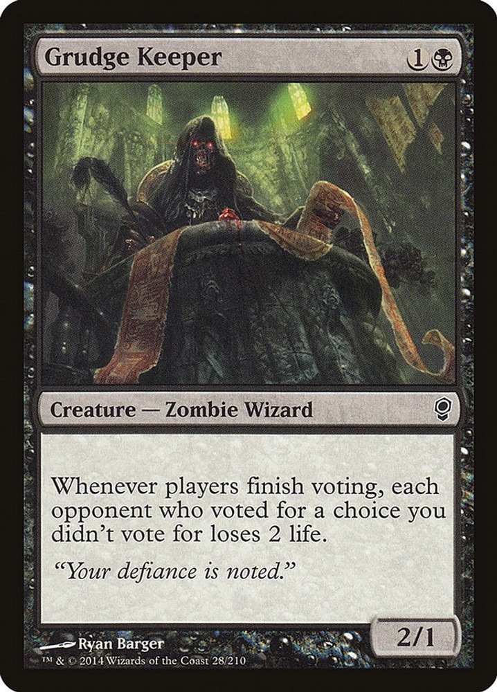 Grudge Keeper [Conspiracy - 28] NM