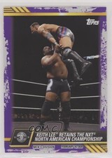 2021 Topps WWE NXT Purple Keith Lee Retains the North American Championship 09wc