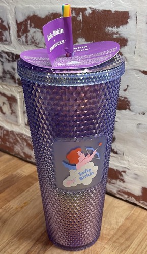 Starbucks x Sofie Birkin Limited Pride Rainbow Cupid Cold Cup Tumbler 24oz NEW