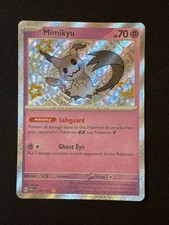 2024 Pokemon Paldean Fates Mimikyu 160/091 Shiny Rare