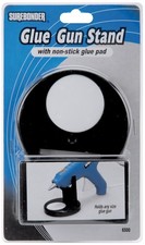 Surebonder Glue Gun Stand W/Non-Stick Glue Pad-Black - 6500N