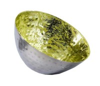 Schwimmschale Rund Silber/GrüN - Schwimmkerzen, Tischdeko, Teelichthalter