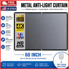 Portable Foldable Projector Screen 16:9 HD Outdoor Home Cinema Theater 3D Movie