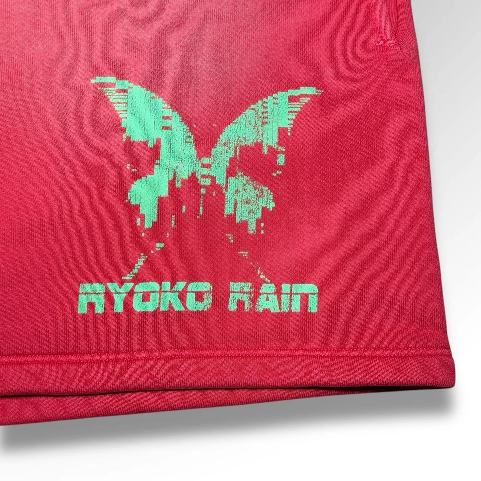 Ryoko Rain Time Will Tell Cotton Shorts - Rose Red - Image 2 of 4