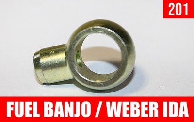 Benzinanschluß / Fuel Banjo - EMPI / Weber IDA Doppelvergaser Vergaser 10354.001