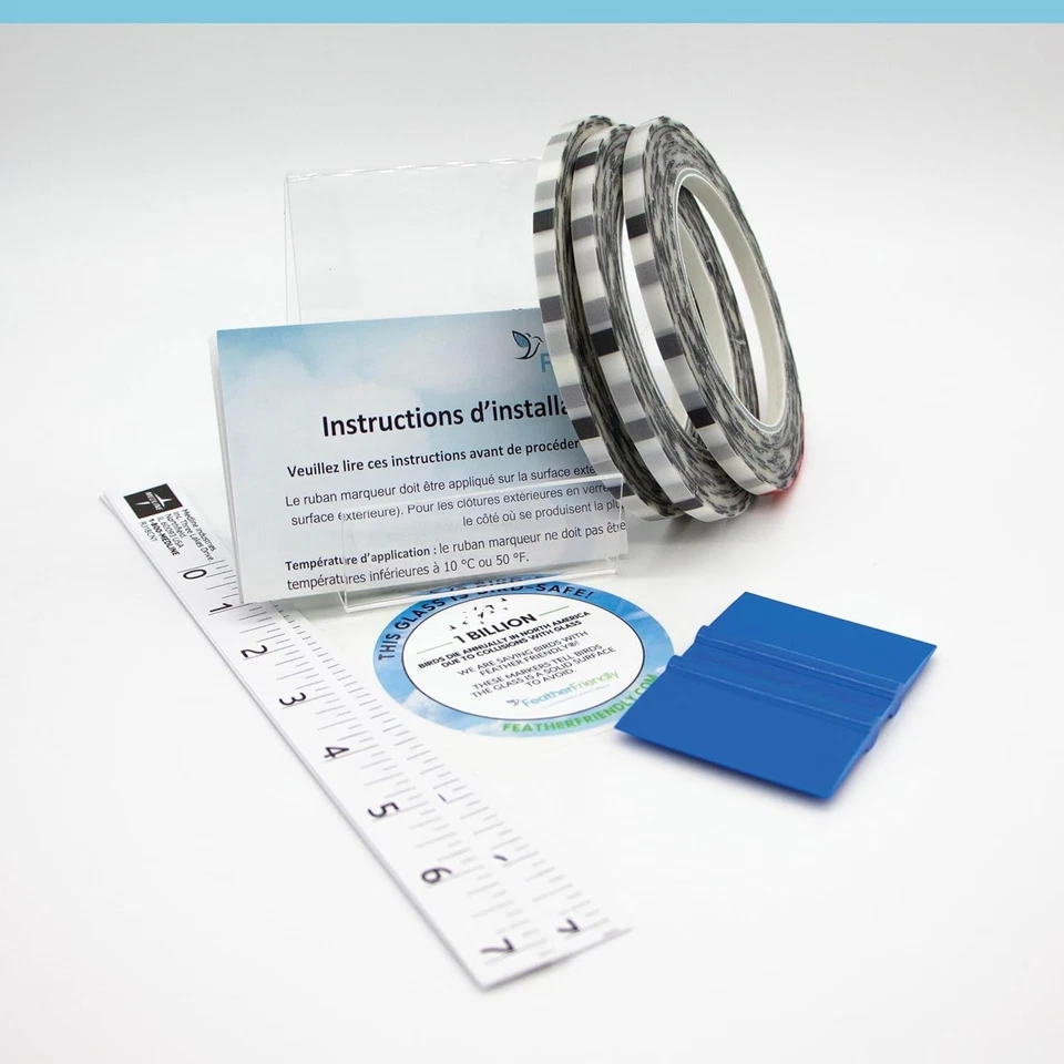 Prevent Bird Strikes with Black Window Collision Markers - Image 3 of 4