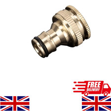 Brass Tap Connector Adaptor Universal Garden Tools Water Fit Hose Pipe Outdoor