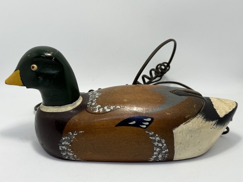 Vintage Wooden Quacking Mallard Duck Telephone - Picture 3 of 6