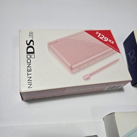 Nintendo DS Lite Console Box And Instructions LOT OF 7 BOX ONLY Black Blue Pink
