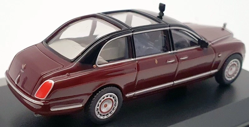 Oxford Diecast 1/76 Scale 76BSL001 - Bentley Limousine HM The Queen - Burgundy - Image 2 of 4