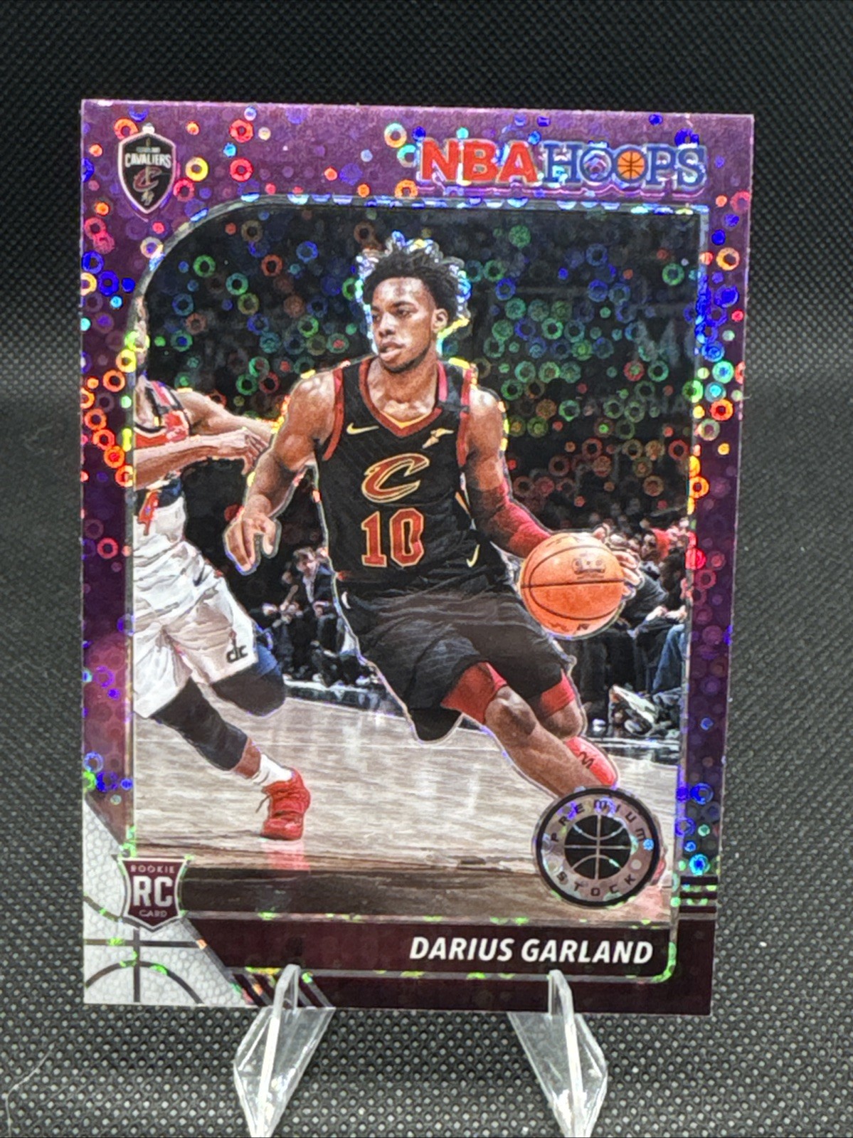 2019-20 Panini NBA Hoops Premium Stock - Darius Garland #251 Purple Disco (RC)