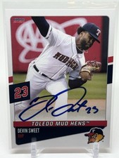 Devin Sweet 2024 Toledo Mud Hens SIGNED #24 Seattle Mariners Detroit Tigers