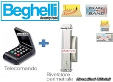 BEGHELLI INTELLIGENT ALLARME RIVELATORE PERIMETRALE 8073 + TELECOMANDO 8074 3126