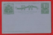 HAITI : POCZTOWA KARTKA PAPETERYJNA 1898 3 CENTYMY H&G 6 W IDEALNYM STANIE