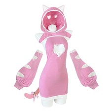 KORURACLUB Cosplay Anime Body Katze Outfit (3...