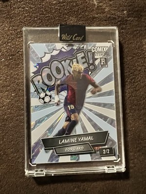LAMINE YAMAL 2024 Wild Card Comix PLATINUM 2/4 🔥 KOPA TROPHY RC Rookie SP Barca