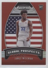 2020 Panini Prizm Draft Picks Global Prospects Red /299 James Wiseman #97 09r5