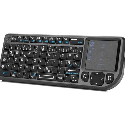 X1 Mini Tastatur Wireless mit Touchpad für Smart TV, PC, Xbox 360, PS3