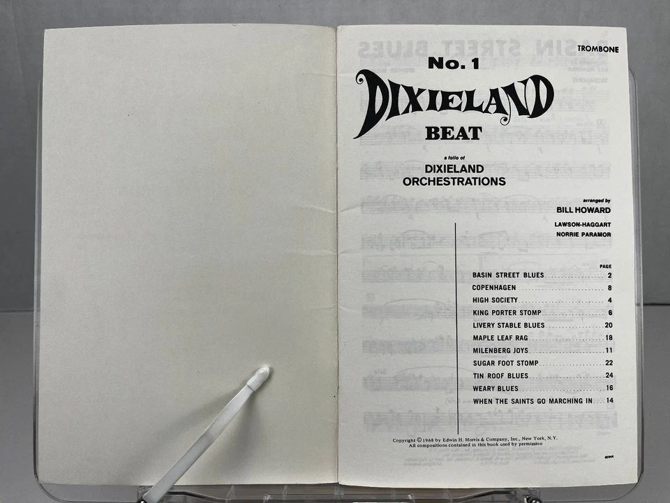 Dixieland Beat No. 1 Trombone Sheet Music Dixieland Orchestrations - Image 2 of 4