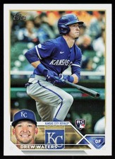 2023 Topps Drew Waters #543 BASEBALL CARD Rookie Kansas City Royals RC