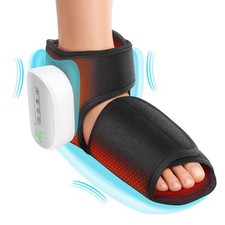 2X Cordless Foot Vibration Massage 3 Modes 4 Levels Heat Dual Airbag Compression