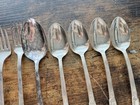 10 Piece Vintage 40s Rogers Treasure Floral SILVER PLATED IS Flatware Utensils — photo 5
