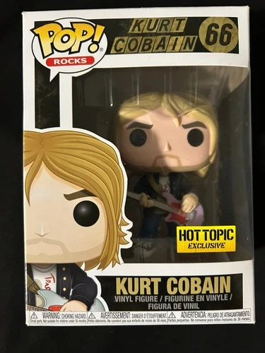 Funko POP! Rocks #66 - Nirvana - Kurt Cobain - Exclusive - NEW
