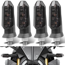 4x Motorcycle Led Turn Signal Blinker Lights Indicator Amber For Honda Yamaha 4x Motorcycle Led Turn Signal Blinker Lights Indicator Amber For Honda Yamaha