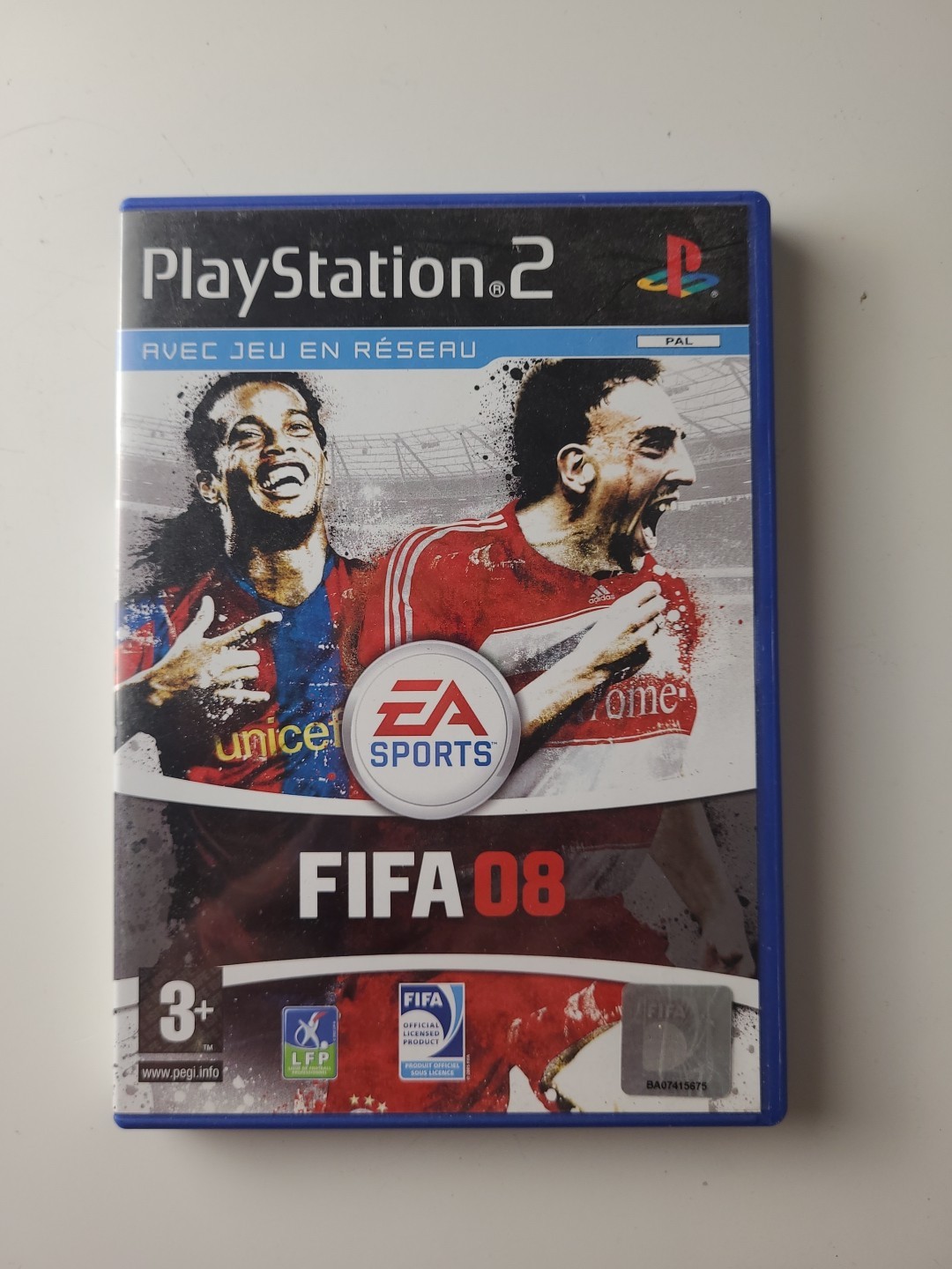 Sony PlayStation 2 / PS2 - Fifa 08 - Bon État - Notice Manquante 