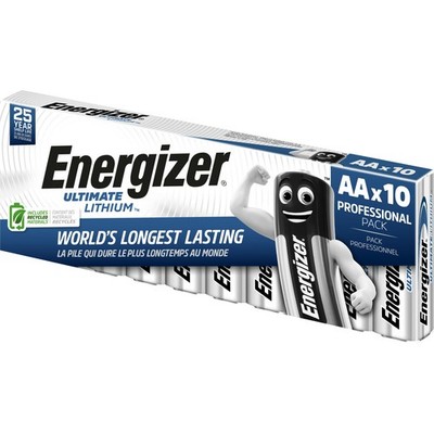 10x Energizer AA Lithium Batterien FR6, 1.5V 3100mAh