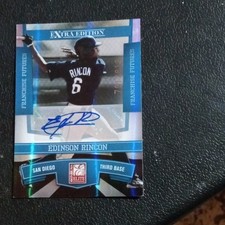 Panini 2010 Elite Extra Edinson Rincon #77 Padres Franchise Futures Auto /819