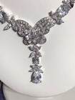 Crystal Butterfly Necklace By Nolan Miller  GREAT HOLIDAY NECKLACE SPARKLES — photo 2