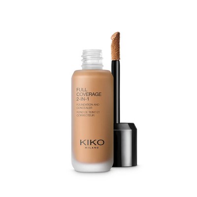 KIKO Milano Full Coverage 2 in 1 Foundation und Concealer WB105 Warm Beige Matt