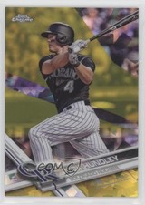 2017 Topps Chrome Sapphire Edition Gold Refractor 2/5 Nick Hundley #108 0b0