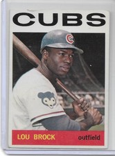 1964 Topps Lou Brock - #29 (VG)  -  Chicago Cubs