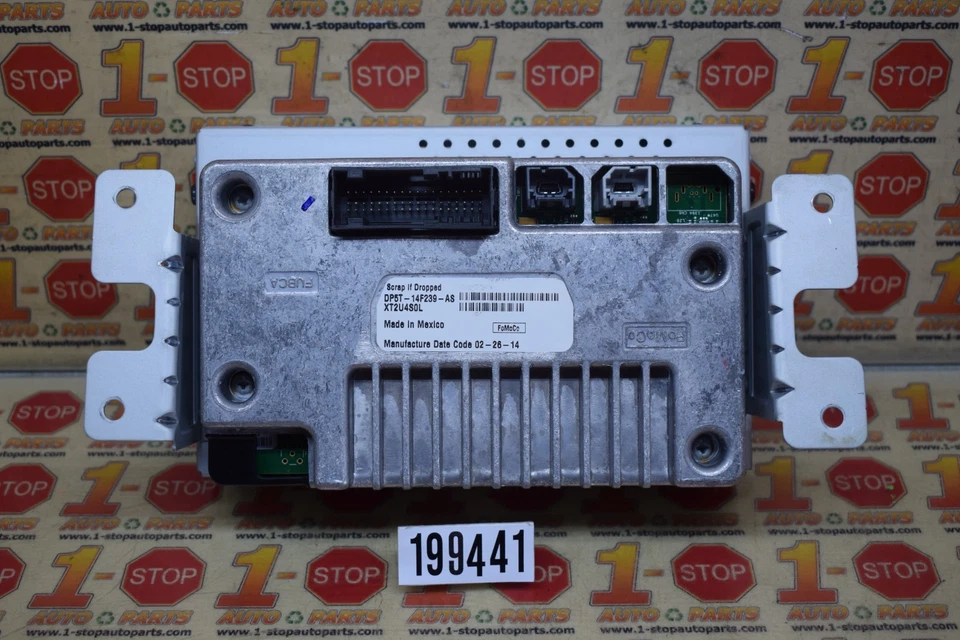 Pantalla táctil Lincoln MKZ 2014-2016 con módulo de sincronización de voz DP5T-14G239-AS OEM Foto 4 de 4