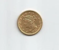 1861 US GOLD QUARTER EAGLE! NICE! YOU DECIDE BY PICS!