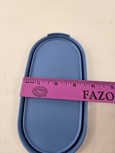 Tupperware blau Ersatzdeckeldichtung NUR 1616 Modular Mates oval - Bild 4 von 4