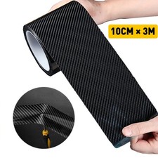 10CM*300CM Car Sticker Door Sill Scuff Carbon Fiber Anti-Scratch Protector Tapes