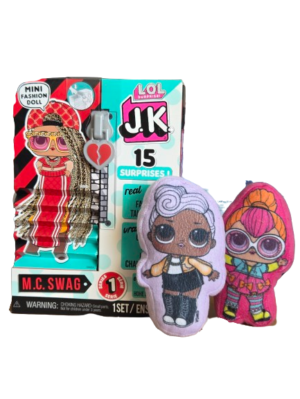 L.O.L. Surprise J.K. Doll M.C. Swag Neu Lol Puppe Spielset Konvolut PlüSch-image