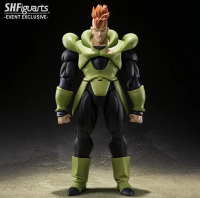 Dragon Ball Z Sh Figuarts Android 16 action figure Exclusive Event Sdcc Seltene