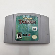 Nintendo 64 Disney Tarzan Video Game N64 Cartridge Activision NUS-NTAE-USA Retro