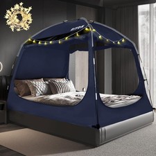 Bed Tent Canopy Breathable 100 for Adult and Kids- Original Full, Blue