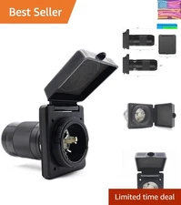 Listed 50 Amp Twist Lock Power Inlet for Boats and RVs – Easy Installation