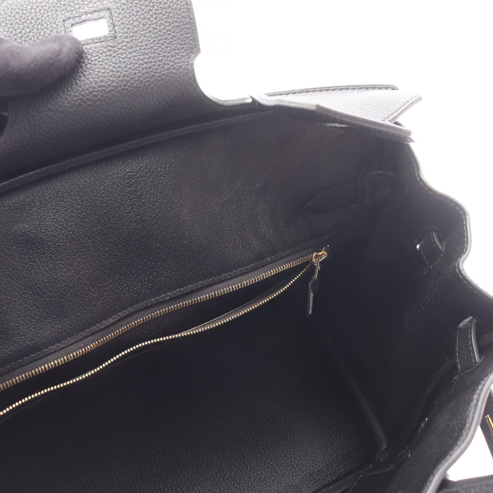 HERMES Birkin 30 Handbag U Togo leather Black Used Women GHW thumbnail 7