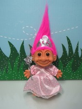 PRINCESS / FAIRY - 5" Russ Troll Doll - NEW IN ORIGINAL BAG - Pink Hair