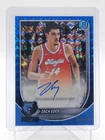 ZACH EDEY 2025-26 BOWMAN CHROME BLUE GEOMETRIC AUTO /150 #BCA-ZE GRIZZLIES Q6633